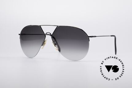 Alpina TR3 Style 80's Aviator Sunglasses, semi rimless frame by Alpina (similar to mod. TR3), Made for Men