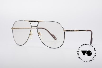 Alpina FM27 Classic Aviator Eyeglasses, frame with distinctive ornamental screws by Alpina, Made for Men