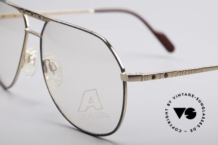 Alpina FM27 Classic Aviator Eyeglasses, never worn (like all our rare vintage Alpina eyewear), Made for Men