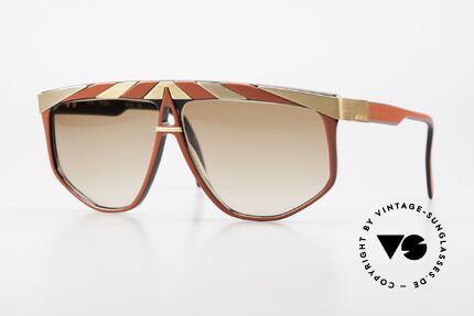 Alpina G82 Vintage Shades 80's Gold Plated, conspicuous frame design with ornamenting details, Made for Men and Women