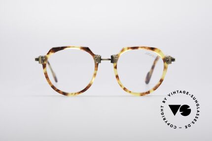 Alpina SCF 90's Vintage Panto Glasses, timeless coloring (amber/brass); simply a classic, Made for Men
