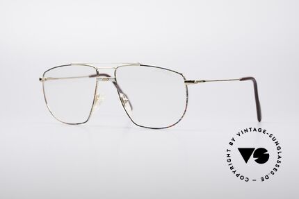 Alpina FM69 90's Vintage Metal Frame, large metal eyeglass-frame by Alpina from the 90's, Made for Men