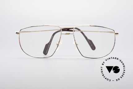 Alpina FM69 90's Vintage Metal Frame, clear demo lenses can be replaced with prescriptions, Made for Men