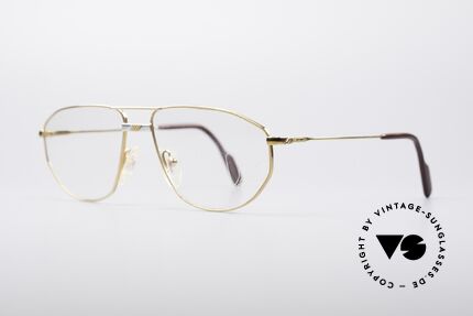 Alpina FM41 Classic Vintage Eyeglasses, gold-plated men's frame with a silver-plated bridge, Made for Men