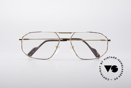 Alpina FM48 Classic Vintage Eyeglasses, clear demo lenses can be replaced with prescriptions, Made for Men