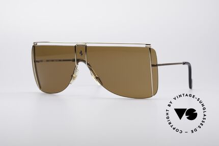 Ferrari F20 90's Sports Sunglasses, sporty 90's luxury sunglasses by famous Ferrari, Made for Men