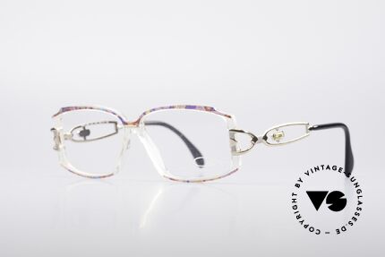 Cazal 363 Rare 90's Eyeglasses, fantastic ladies model - just chic, lively and fancy, Made for Women