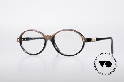 Cazal 328 Oval Vintage Eyeglasses, oval round designer eyeglass-frame by CAZAL, Made for Women