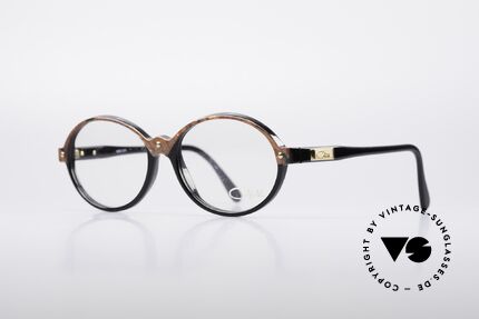 Cazal 328 Oval Vintage Eyeglasses, wide frame (140mm width) = rather a XL size, Made for Women