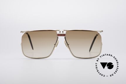 Ferrari F18 Rare 80's Men's Shades, very interesting frame construction (half rimless design), Made for Men