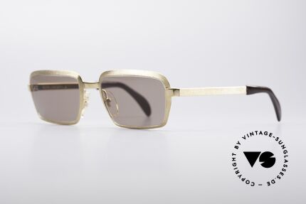 Neostyle Small Square 60's Vintage Frame, with new brown CR39 lenses for 100% UV protection, Made for Men