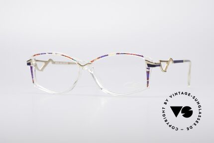 Cazal 369 90's Vintage No Retro Specs, interesting Cazal design of the mid 90's; true vintage!, Made for Women