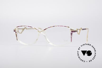 Cazal 369 90's Vintage No Retro Specs, interesting Cazal design of the mid 90's; true vintage!, Made for Women