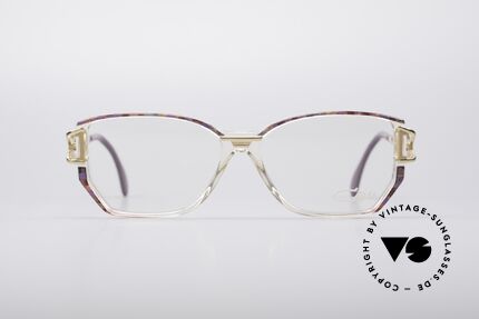 Cazal 367 90's Vintage Designer Frame, brilliant ladies spectacles with discreet color accents, Made for Women