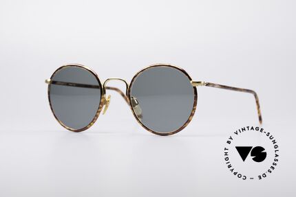 Giorgio Armani 148 Small 90's Panto Glasses, timeless vintage Giorgio Armani designer sunglasses, Made for Men