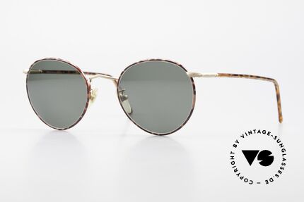 Giorgio Armani 186 No Retro Sunglasses Original, more 'classic' isn't possible (famous 'panto'-design), Made for Men