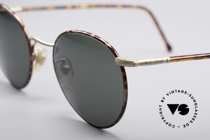 Giorgio Armani 186 No Retro Sunglasses Original, elegant color combination of chestnut brown & gold, Made for Men