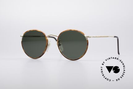 Giorgio Armani 112 90's Panto Sunglasses, timeless vintage Giorgio Armani designer sunglasses, Made for Men