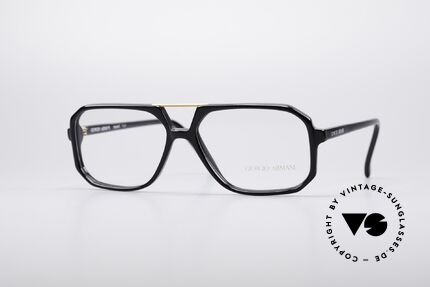 Giorgio Armani 301 Vintage Designer Glasses, striking vintage Giorgio Armani designer eyeglasses, Made for Men