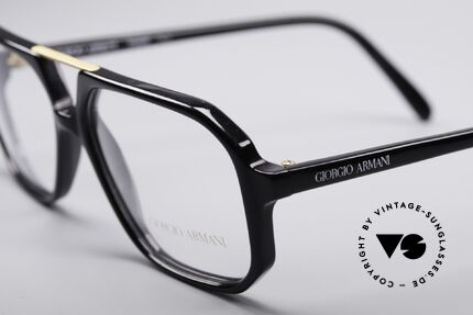 Giorgio Armani 301 Vintage Designer Glasses, unworn (like all our vintage Giorgio Armani glasses), Made for Men