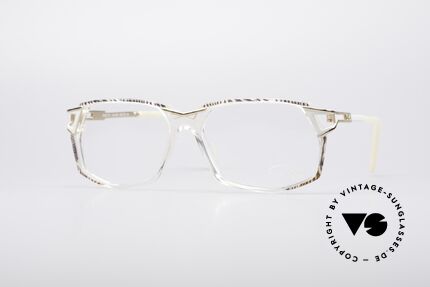 Cazal 371 No Retro Frame True Vintage, interesting vintage Cazal eyeglasses from the 90's, Made for Men and Women