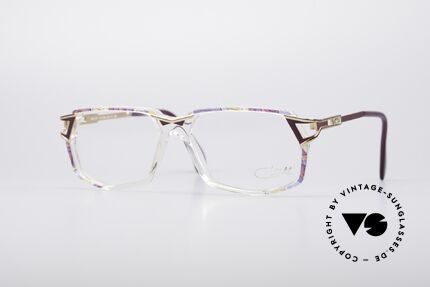 Cazal 371 No Retro Frame True Vintage, interesting vintage Cazal eyeglasses from the 1990s, Made for Women