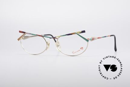 Casanova PMC1 24kt Gold Plated Art Frame, lively CASANOVA vintage eyeglasses from around 1985, Made for Women