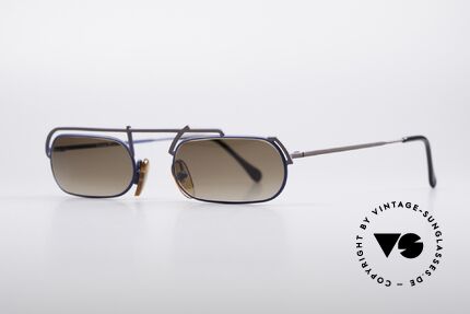 Casanova LC29 Artful 80's Sunglasses, asymmetrical frame construction; true eye-catcher, Made for Men and Women