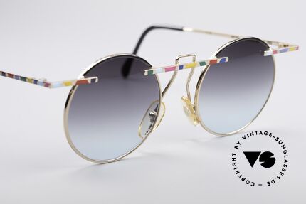Taxi 222 by Casanova 80's Art Shades, the sun lenses (gray-blue) can be replaced optionally, Made for Women