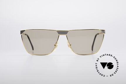 Casanova MC2 24KT Gold Plated Frame, stylish, square-cut model - simple but distinctive, Made for Men