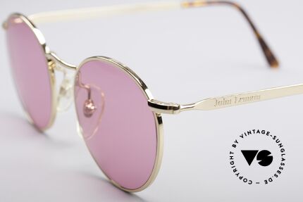 John Lennon - The Dreamer X-Small Pink Vintage Glasses, pink lenses: so, you can see the world thru pink glasses!, Made for Men and Women