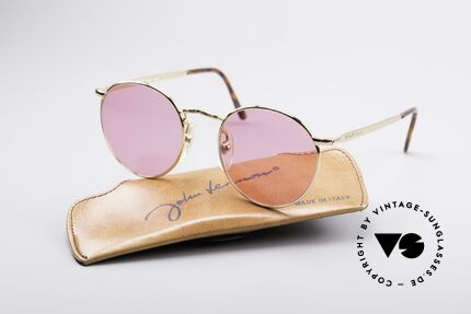 John Lennon - Imagine Round Pink Vintage Glasses, never worn (like all our vintage John Lennon sunglasses), Made for Men and Women