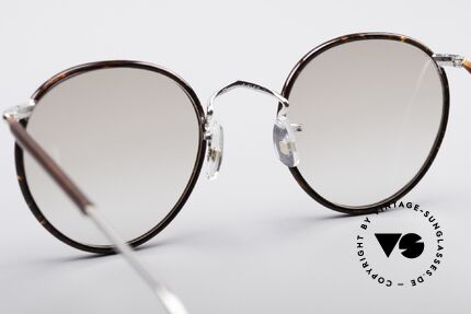 Savile Row Panto 49/22 Johnny Depp Glasses, unworn, size 49/22; light brown tinted sun lenses, Made for Men