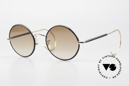 Savile Row Round 47/20 Harry Potter Glasses England, timeless round vintage sunglasses from the 1980's, Made for Men