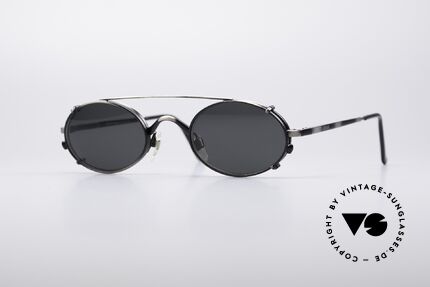 Giorgio Armani 122 Clip On Vintage Frame, timeless Giorgio ARMANI vintage designer sunglasses, Made for Men and Women