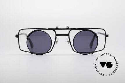 Alain Mikli 5667 / 011 Sun Clip Glasses, great metal frame with ingenious sun-clip (folding up), Made for Men