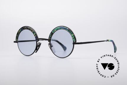 Alain Mikli 631 / 391 Round Designer Shades, premium craftsmanship & unique frame coloring, Made for Men and Women