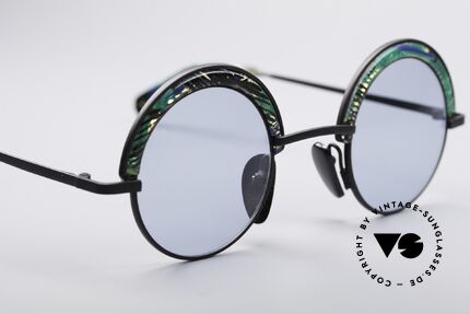 Alain Mikli 631 / 391 Round Designer Shades, unworn, one of a kind (like all our vintage MIKLI), Made for Men and Women