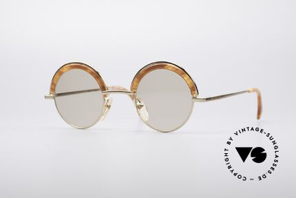 Alain Mikli 631 / 246 Round 80's Glasses, round vintage designer sunglasses by Alain Mikli, Made for Men and Women