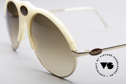 Bugatti 64748 Ivory Optic 70's Glasses, new old stock (like all our old Bugatti ORIGINALS), Made for Men