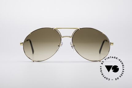 Bugatti 65360 80's Frame With Extra Lenses, XL frame (size 58mm) with interchangeable lenses, Made for Men