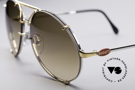 Bugatti 65360 80's Frame With Extra Lenses, legendary / distinctive 'tear drop' design by Bugatti, Made for Men