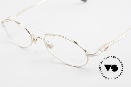 Bugatti 22996 Rare 90's Men's Eyeglass-Frame, made around 1995 in France; premium craftsmanship, Made for Men