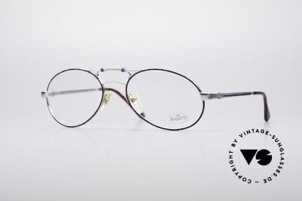 Bugatti 13438 True Vintage Men's Frame, vintage 1990's eyeglasses by BUGATTI for gentlemen, Made for Men