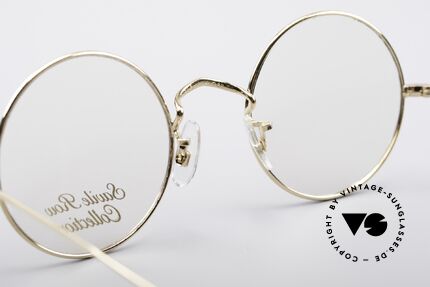 Savile Row Round 44/20 14kt Gold Frame, frame: 18% Nickel-Silver with a skin of 14kt gold, Made for Men and Women