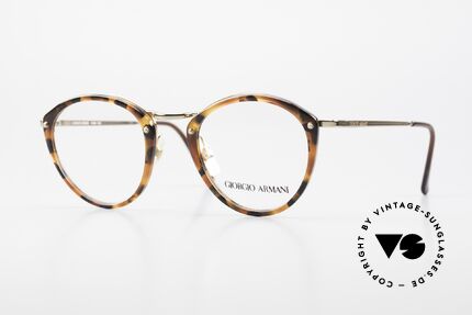Giorgio Armani 354 No Retro Glasses 80's Frame Details