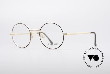 Giorgio Armani 129 Classic Round 80's Frame, highest functionality for an excellent wearability, Made for Men and Women