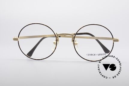 Giorgio Armani 129 Classic Round 80's Frame, unworn, NOS (like all our 1980's designer classics), Made for Men and Women