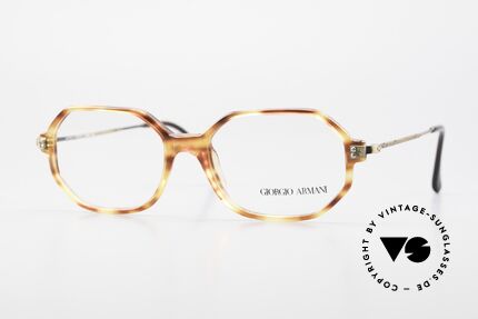 Giorgio Armani 349 No Retro Glasses Vintage Frame, wispy frame (lightweight) in discreet coloring, Made for Men and Women