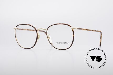 Giorgio Armani 141 Square Panto Glasses, timeless GIORGIO ARMANI vintage designer glasses, Made for Men